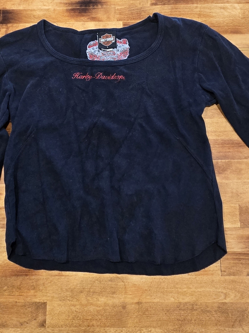 Harley-Davidson Kids Black Long Sleeve Top